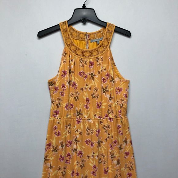 Daniel Rainn Women Sleeveless Floral Dress Size Large Polyester Blend B232 -9 - Picture 9 of 13